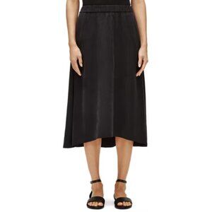 Eileen Fisher Sandwashed Tencel A-Line Skirt